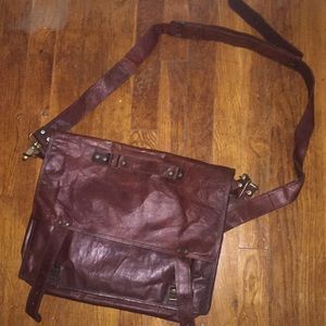 Leather Messenger Bag